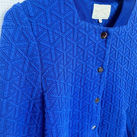 Hypr Button Up Sweatshirt Jacket Women’s Sz S - Picture 2 of 9